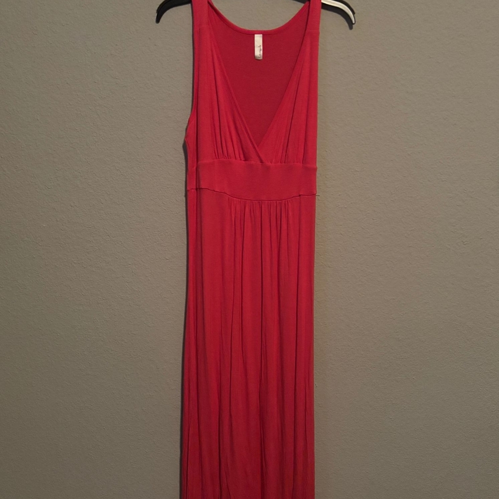Elegant‎ Red Sleeveless Dress